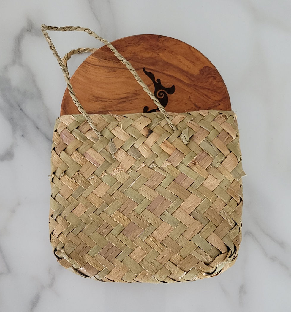Thumbnail: Solid Rimu Coaster in Flax Bag
