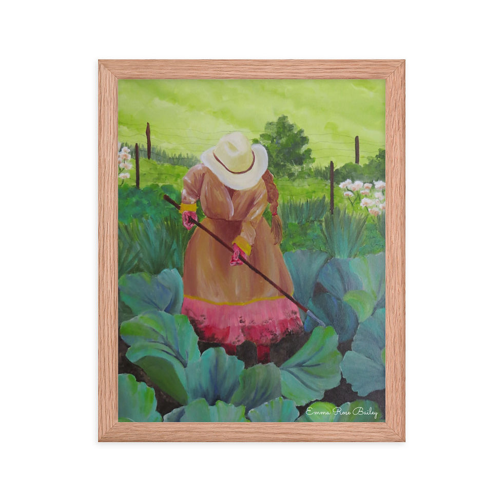 Thumbnail: Farmer in the Field Framed