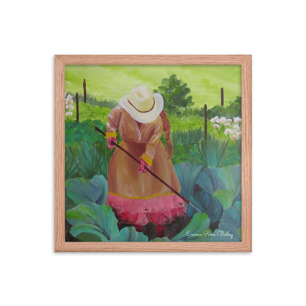 Thumbnail: Farmer in the Field Framed