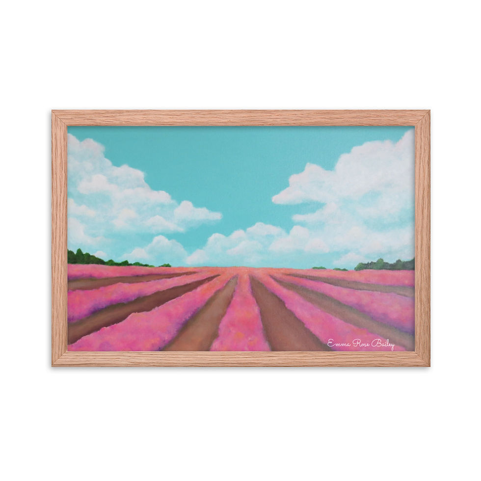 Thumbnail: Field of Flowers Framed