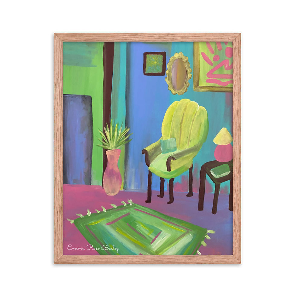 Thumbnail: Comfy Chair Framed