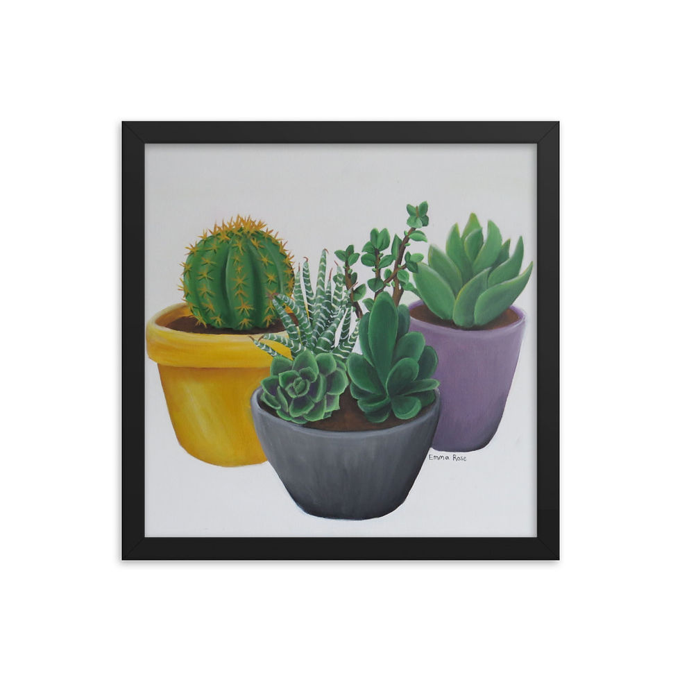 Thumbnail: Succulents Framed