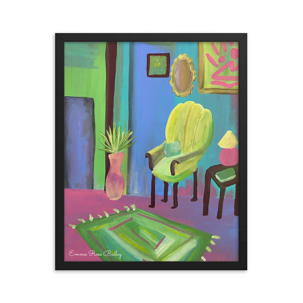 Thumbnail: Comfy Chair Framed