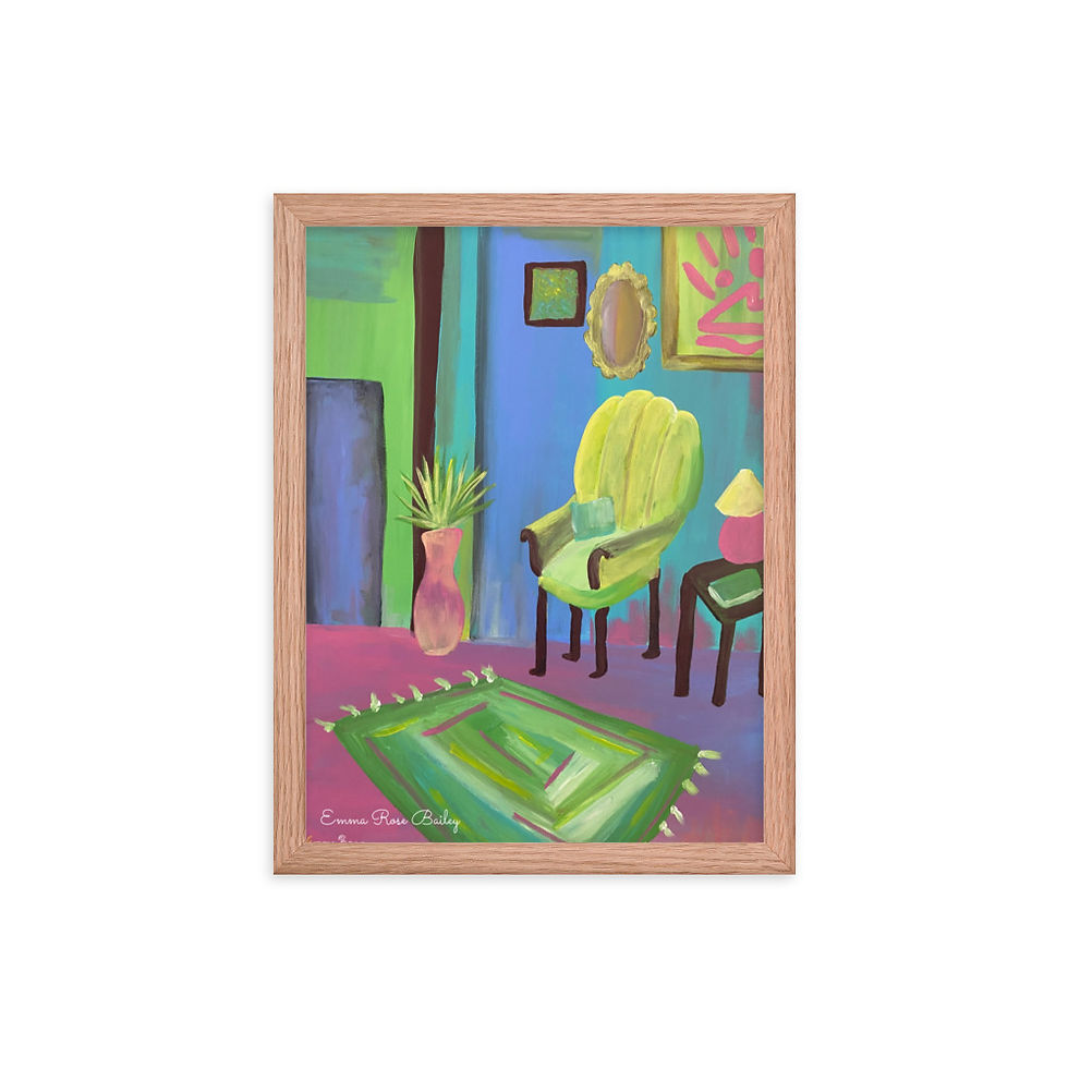 Thumbnail: Comfy Chair Framed