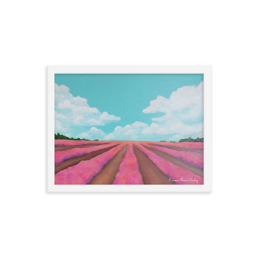 Thumbnail: Field of Flowers Framed