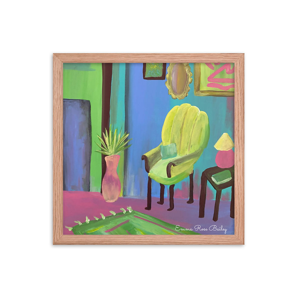 Thumbnail: Comfy Chair Framed