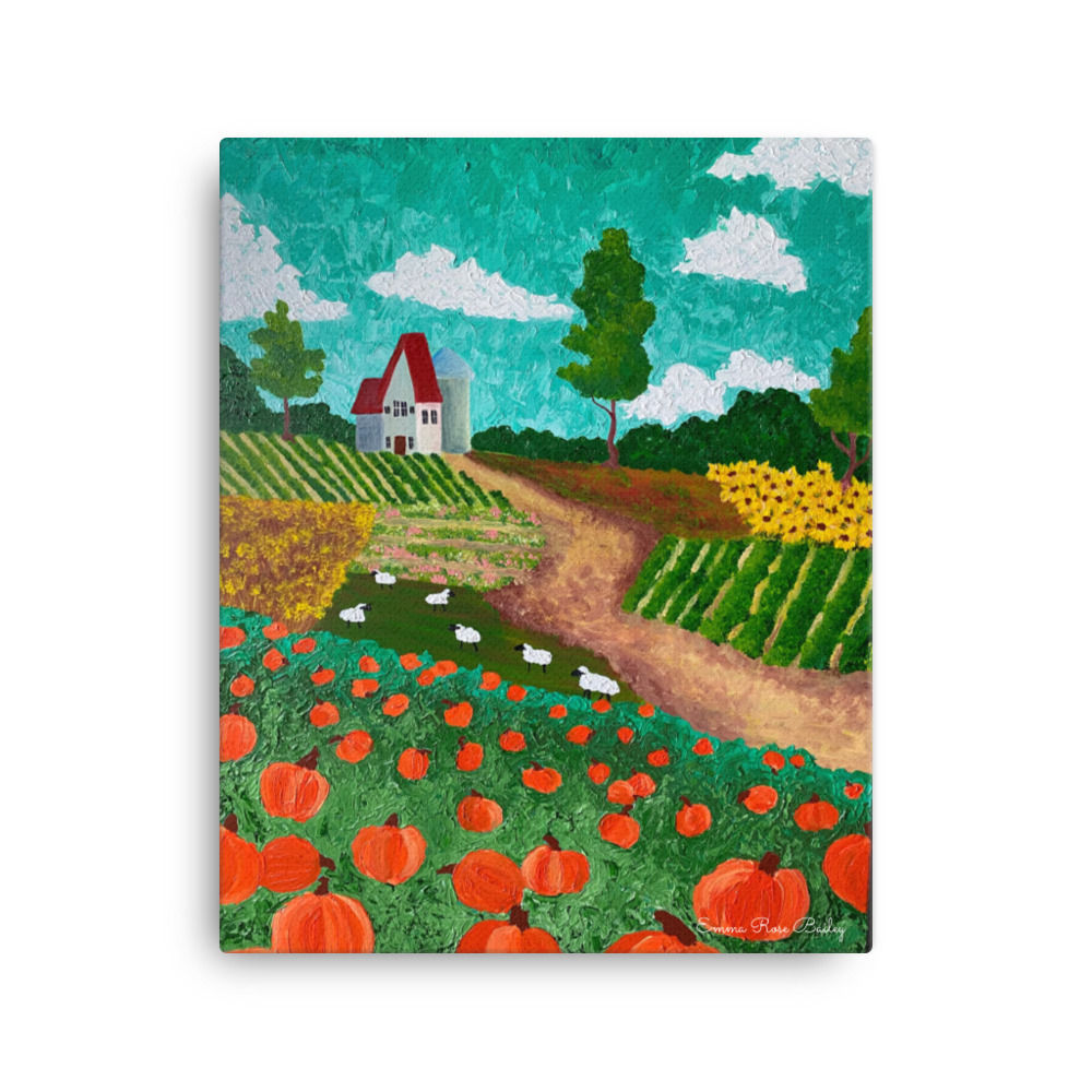 Pumpkin Patch Canvas