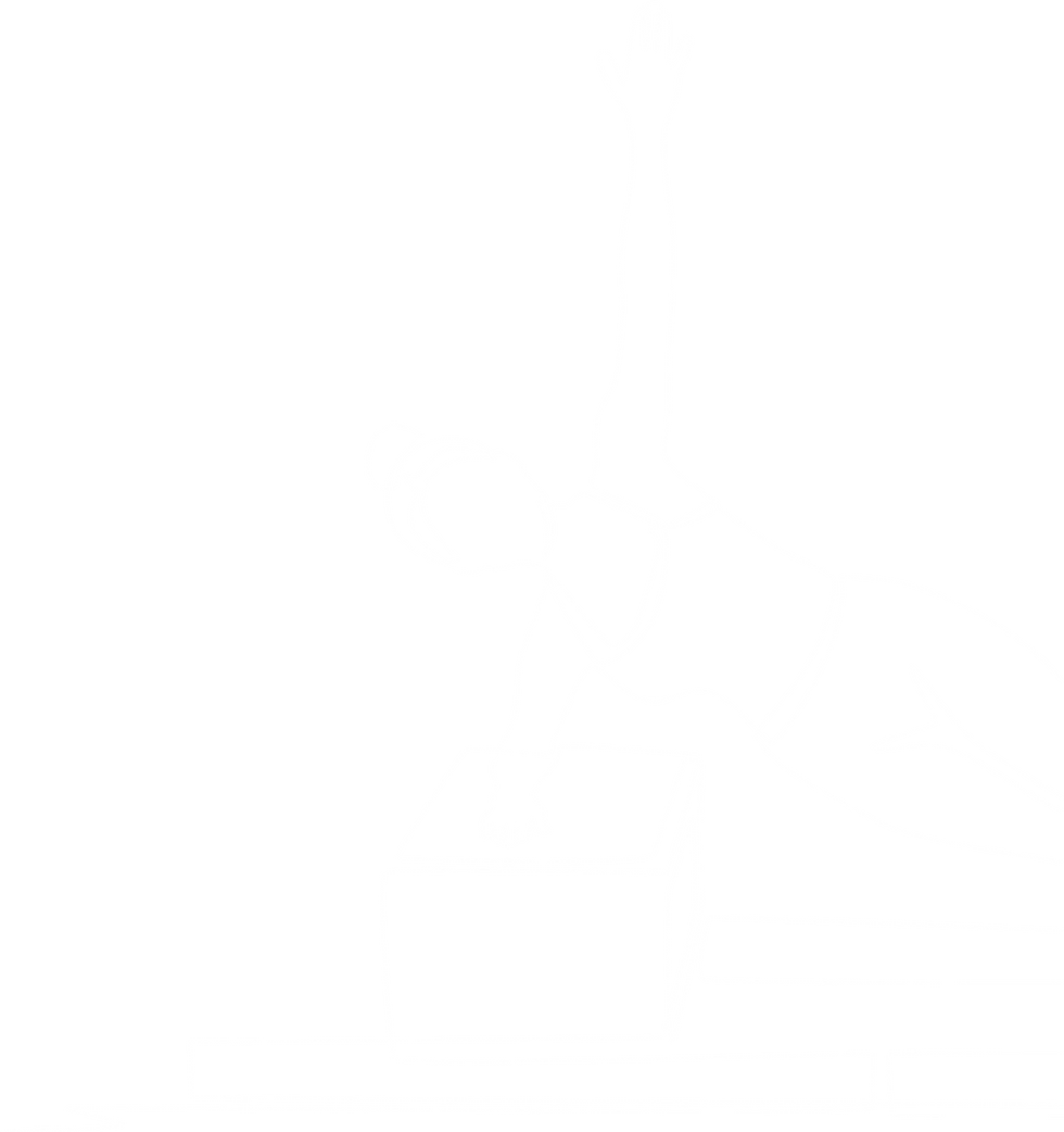Art of a women doing pilates