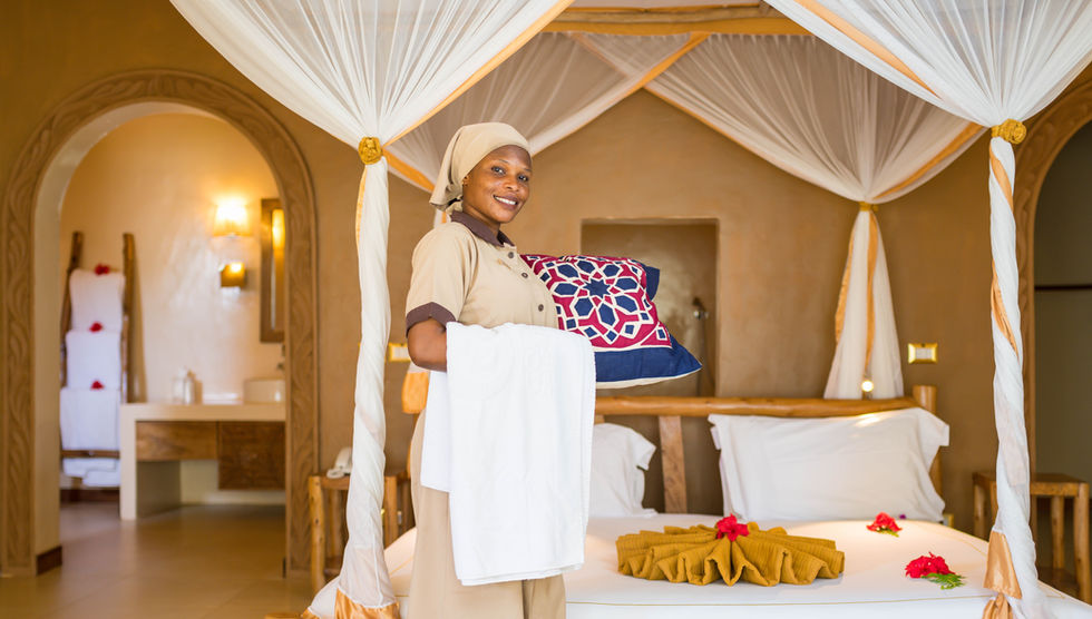 The attention to details is a leading philosophy at The gold Zanzibar by Cocoon collection 