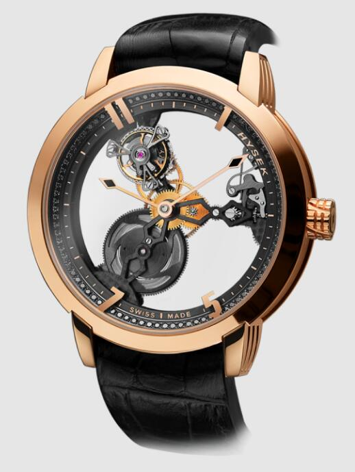 Hysek Replica Watch Exclusive Creations Io Skeleton Tourbillon IO4926R01 content media
