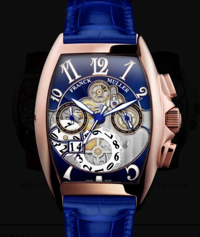 Franck Muller Cintree Curvex Men Grande Date Replica Watch for Sale Cheap Price 8083 CC GD FO 5N B content media