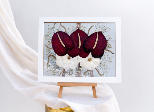 11X14 Floral Frame | Terrarium De Fleurs
