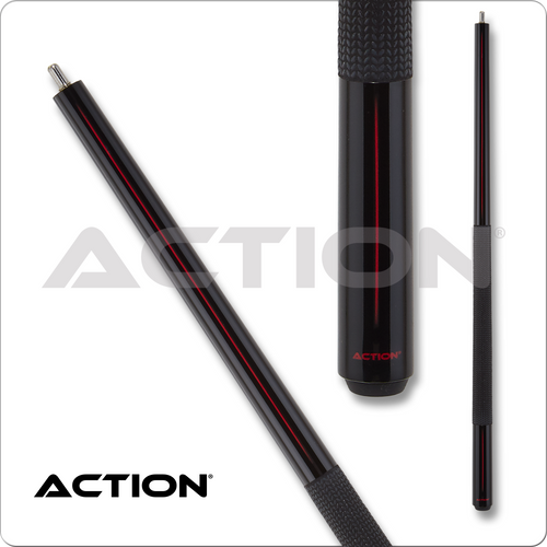 Action ABK05-スポーツグリップ - Red Stripe Break Action ABK05 Red Sport Break Cue | Maximilliano Gameroom