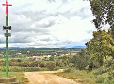 Santiagokreuz vor Aljucen