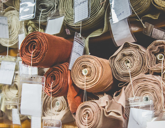 Fabric Rolls Display