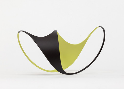 Lang 118 , 2018, Stainless Steel, Urethane, 5 x 8 x 6 inches