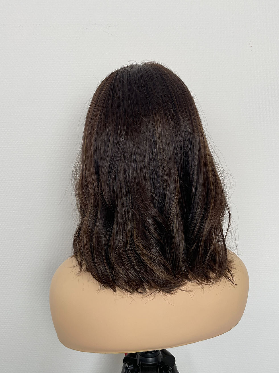 Miniature :  "DARK ARYA " LUXURY LACE TOP WIG : S, 41cm (16")