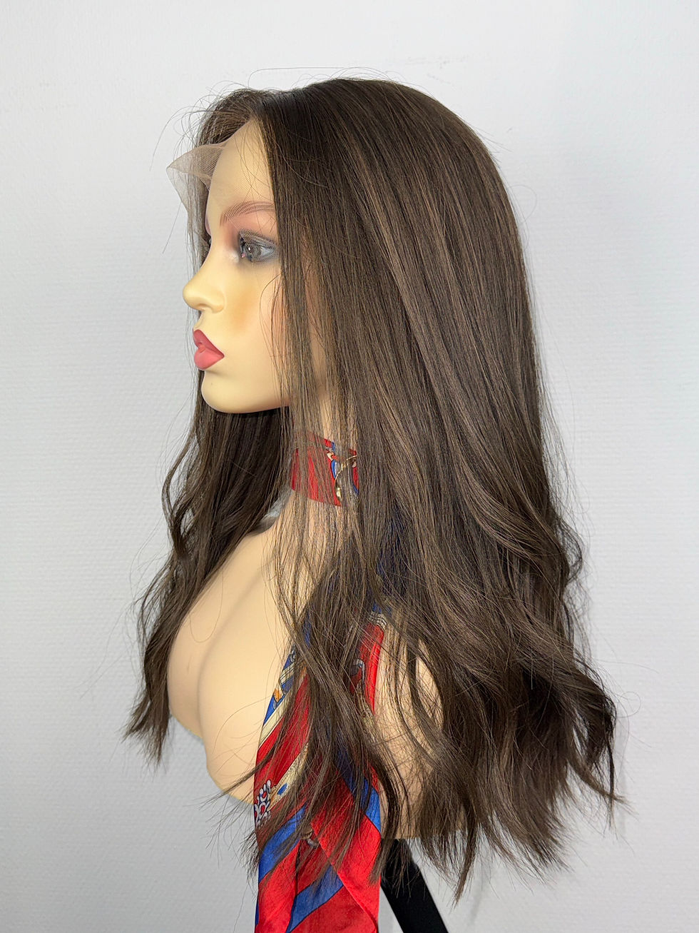 Thumbnail: "KELLY" LUXURY LACE TOP WIG : M, 55cm (22")
