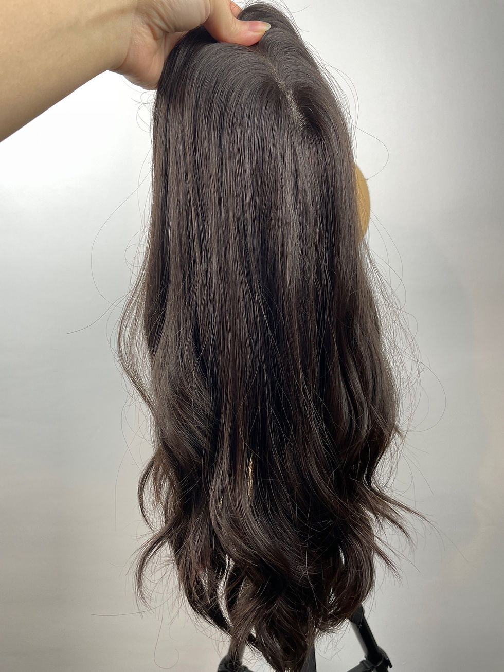 Thumbnail: "ANDIE" TOPPER cheveux européens : 7x7, 41cm (16")