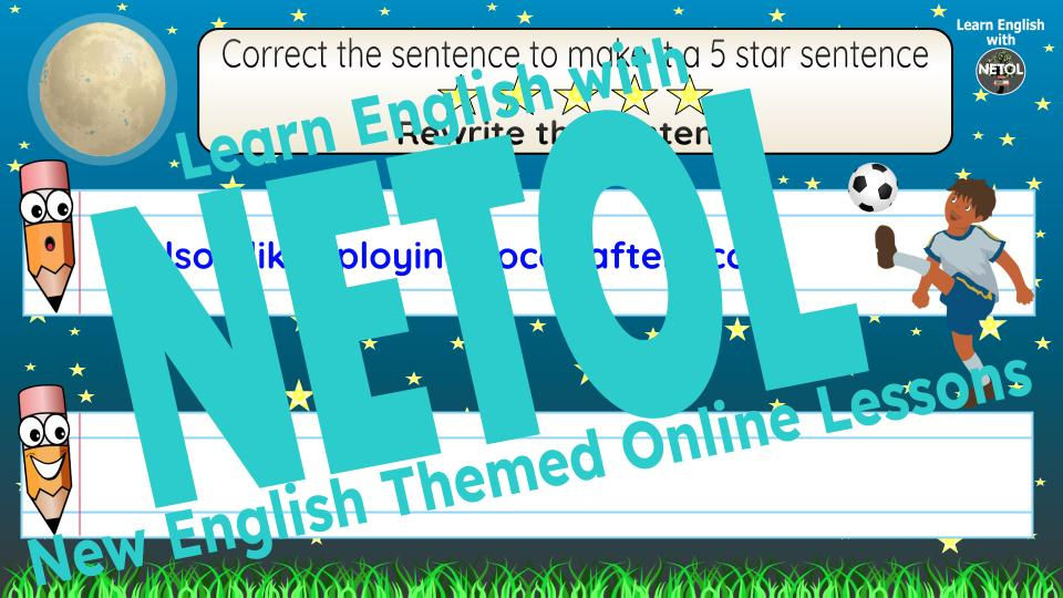 Thumbnail: How To Write A 5 Star Sentence Activities - Digital & Printable Activities