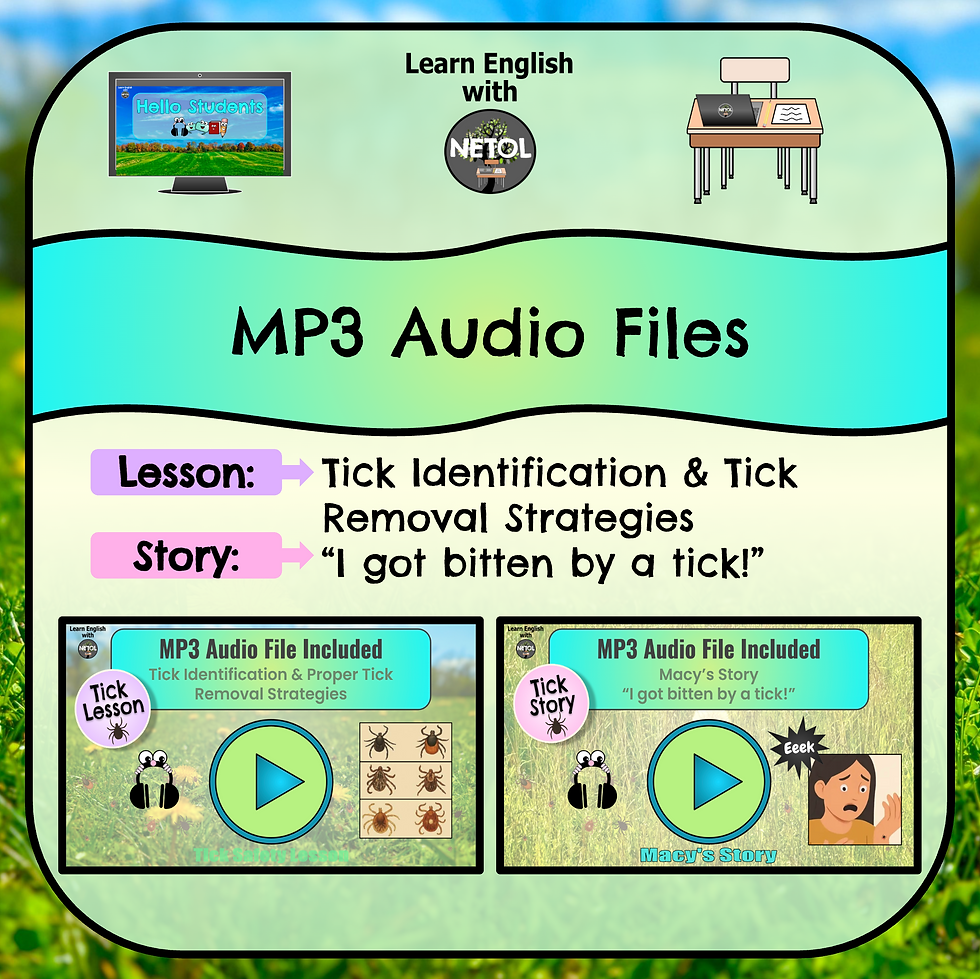 Thumbnail: Tick Safety - Lesson & Story - Identifying & Properly Removing An Attached Tick