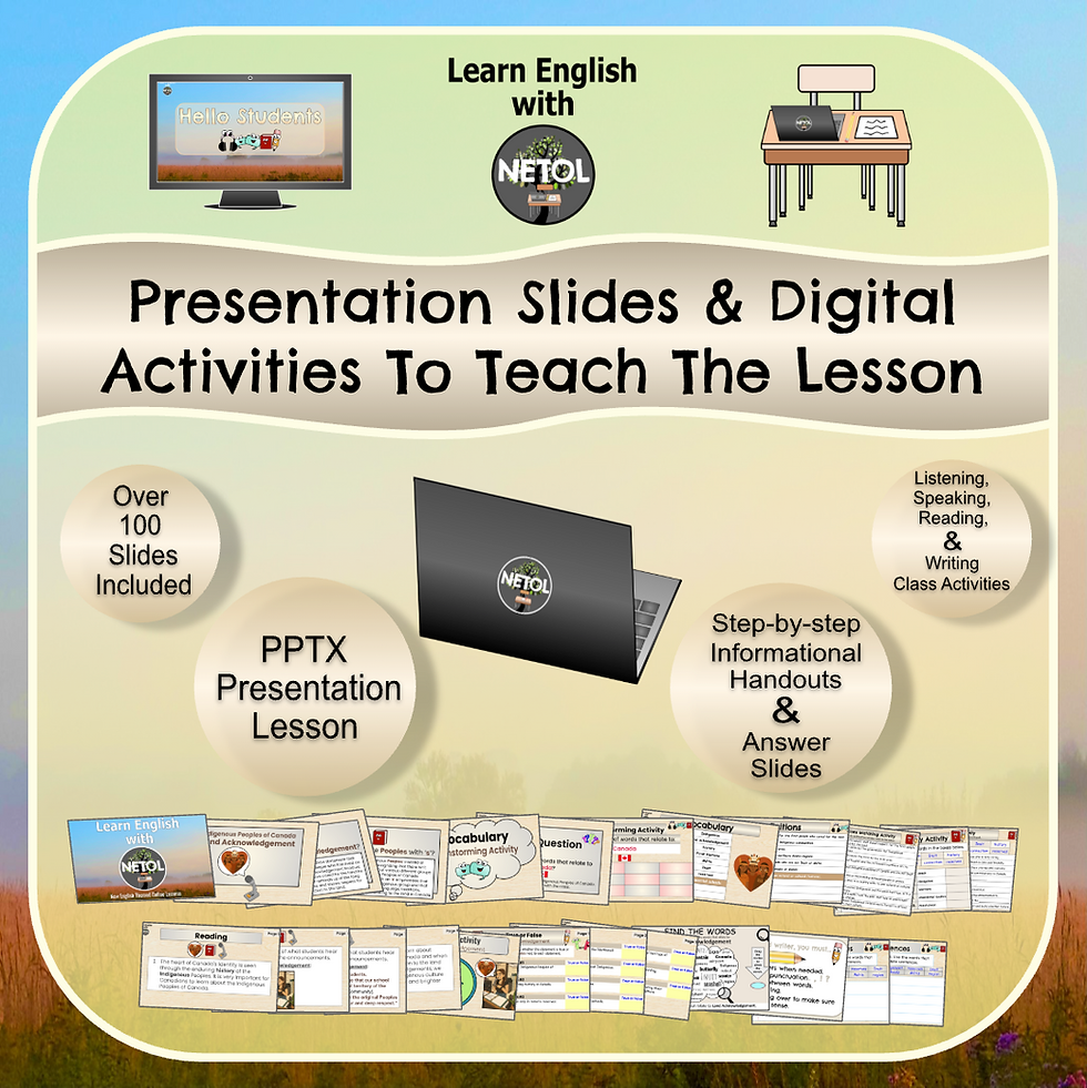 Thumbnail: Land Acknowledgement - Indigenous Peoples of Canada - Lesson & Activities