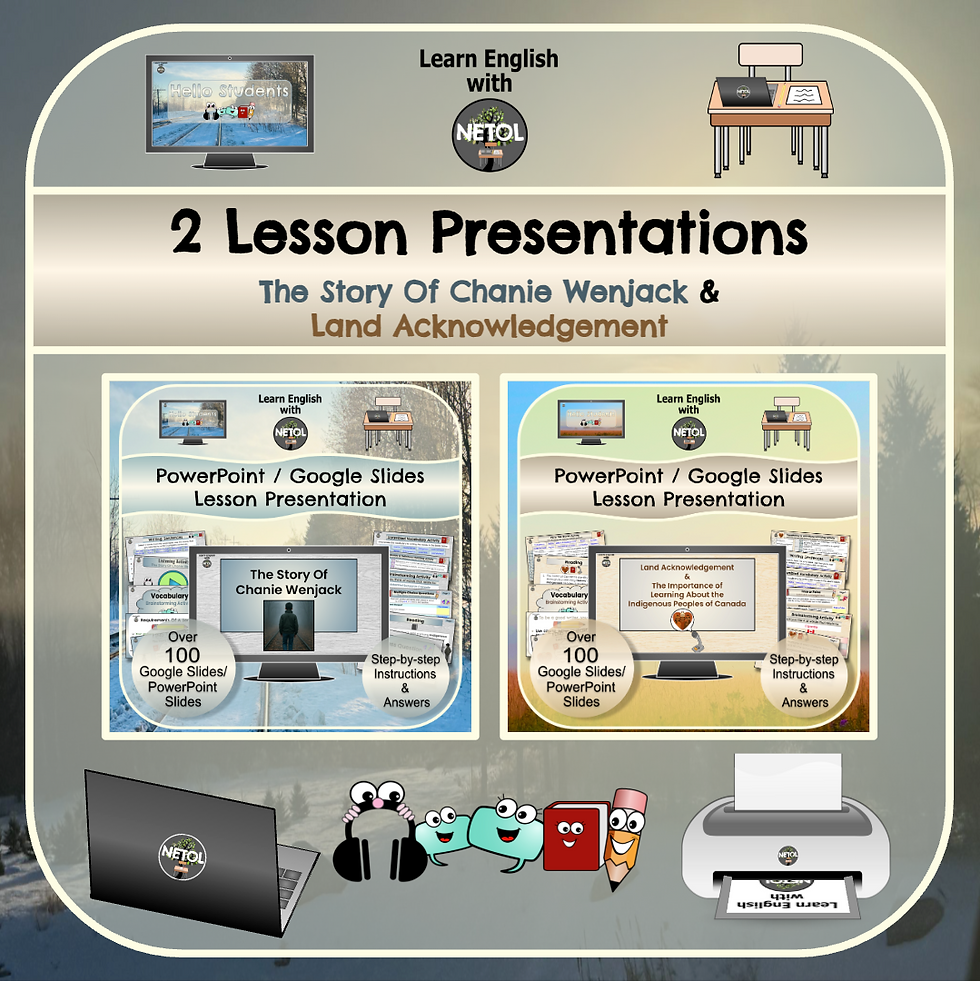 Thumbnail: Double Pack - 2 Lessons - The Story of Chanie Wenjack & Land Acknowledgement
