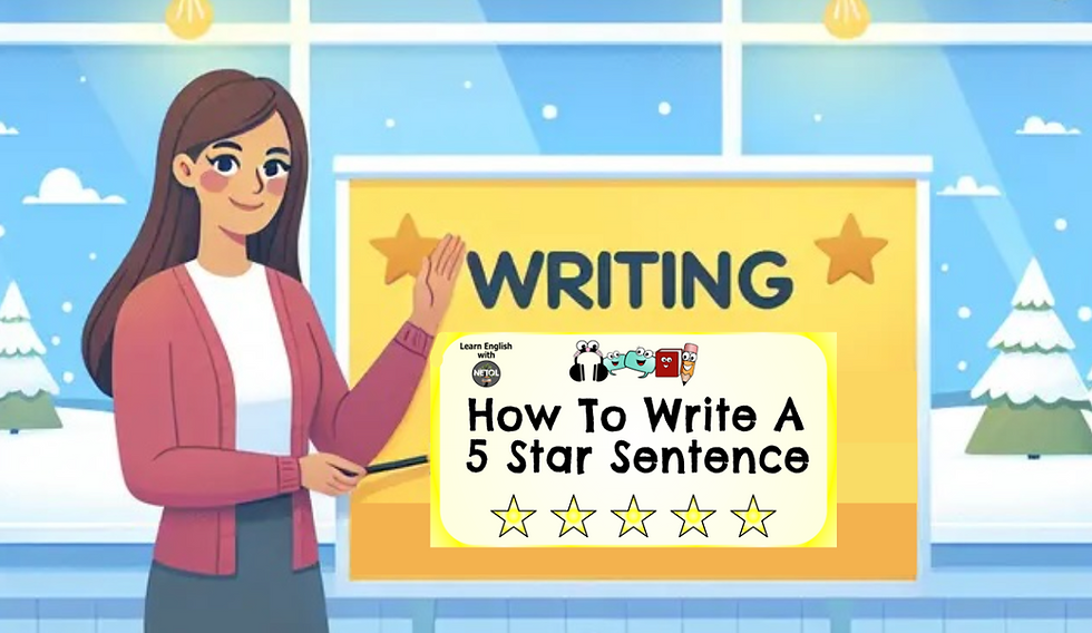 How To Write A 5 Star Sentence Cover