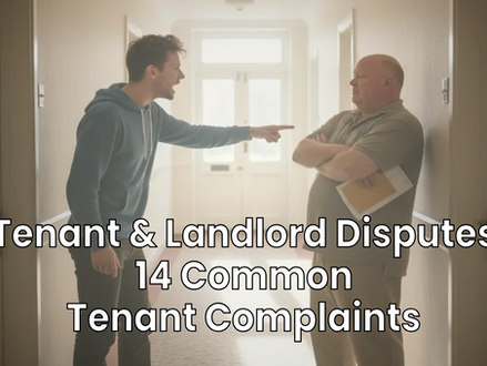 Edublog - Tenant & Landlord Disputes: 14 Common Tenant Complaints