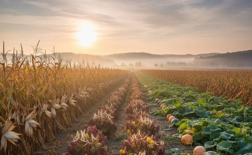 Harvest Time In The Fall