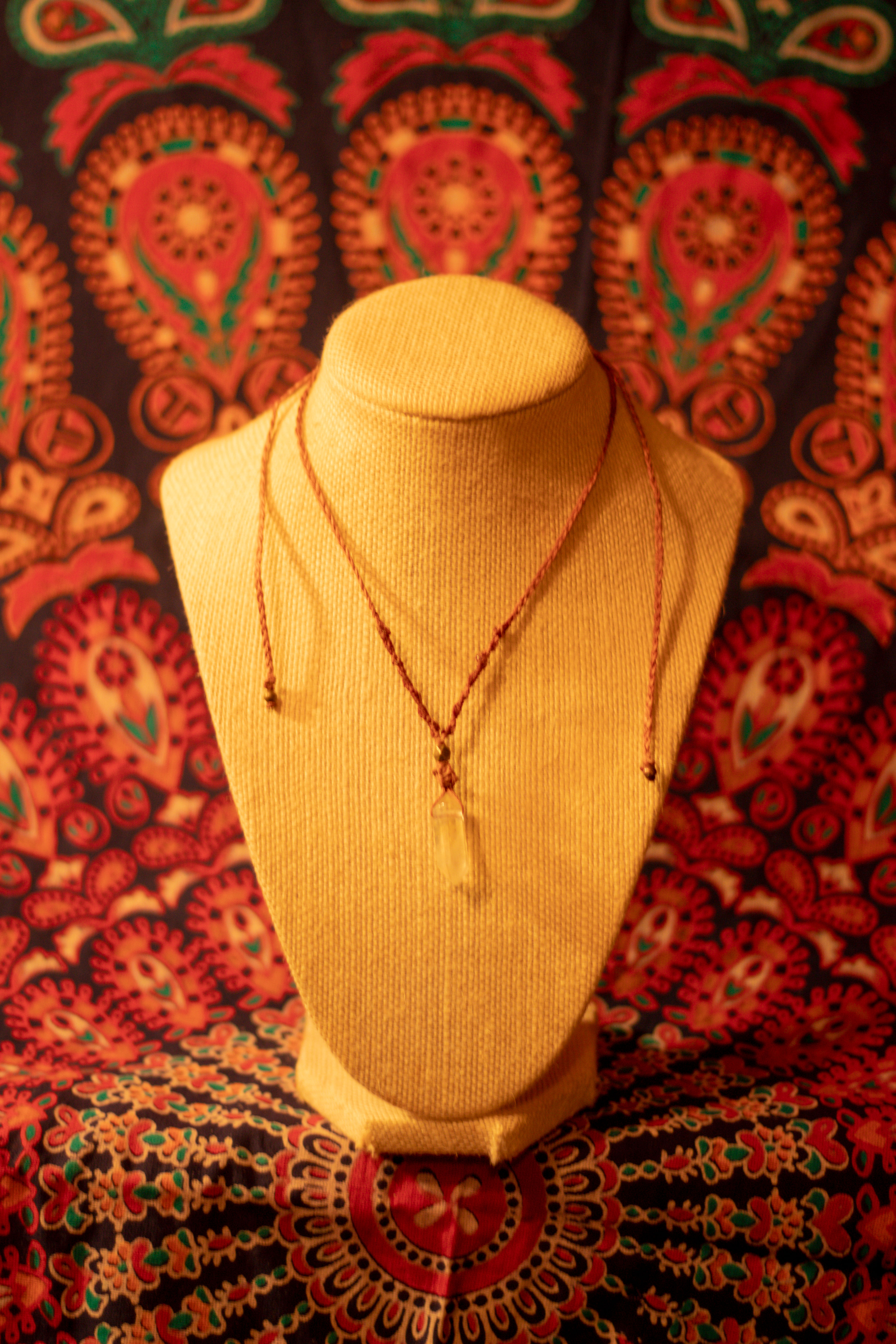 Double Terminated Quartz Necklace