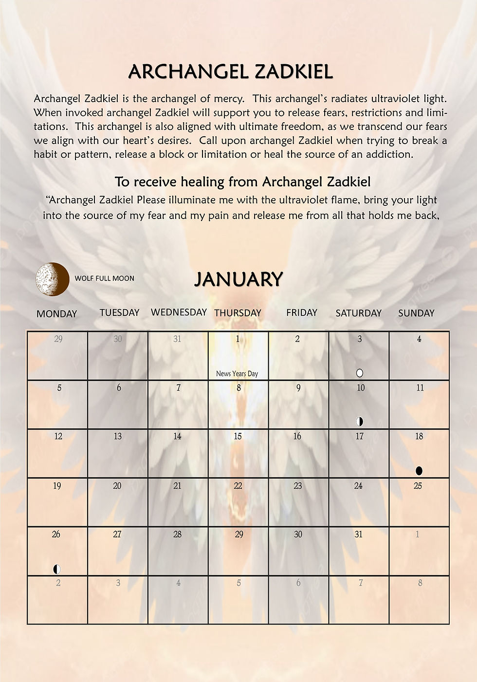 Thumbnail: 2026 ANGELIC CALENDAR