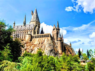 Hogwarts Castle at Hogsmeade, Universal Islands of Adventure (August 2021)