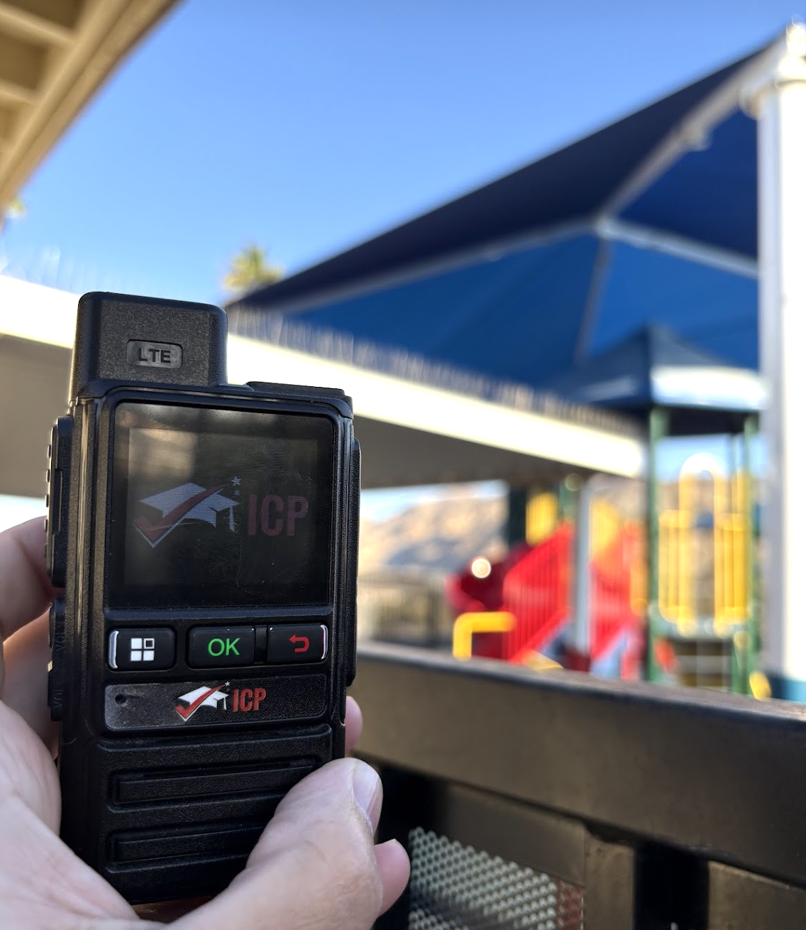 ICP Walkie Talkie on the playground
