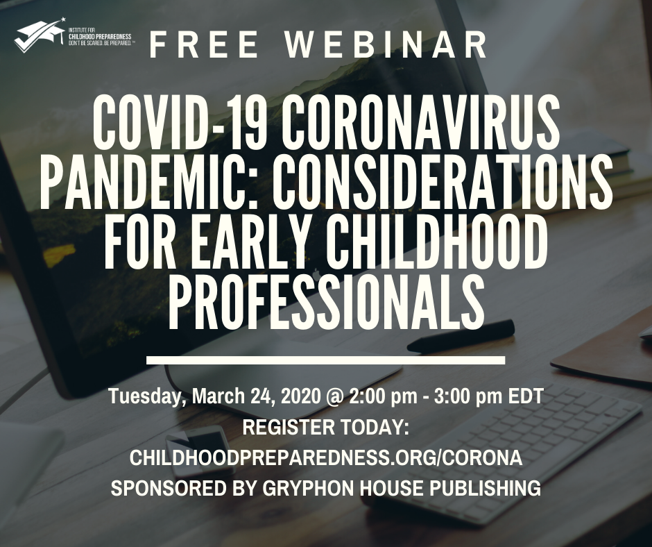 webinar, coronavirus, covid-19, coronavirus webinar, covid-19 webinar, early childhood, early childhood professionals, covid-19 coronavirus pandemic, pandemic