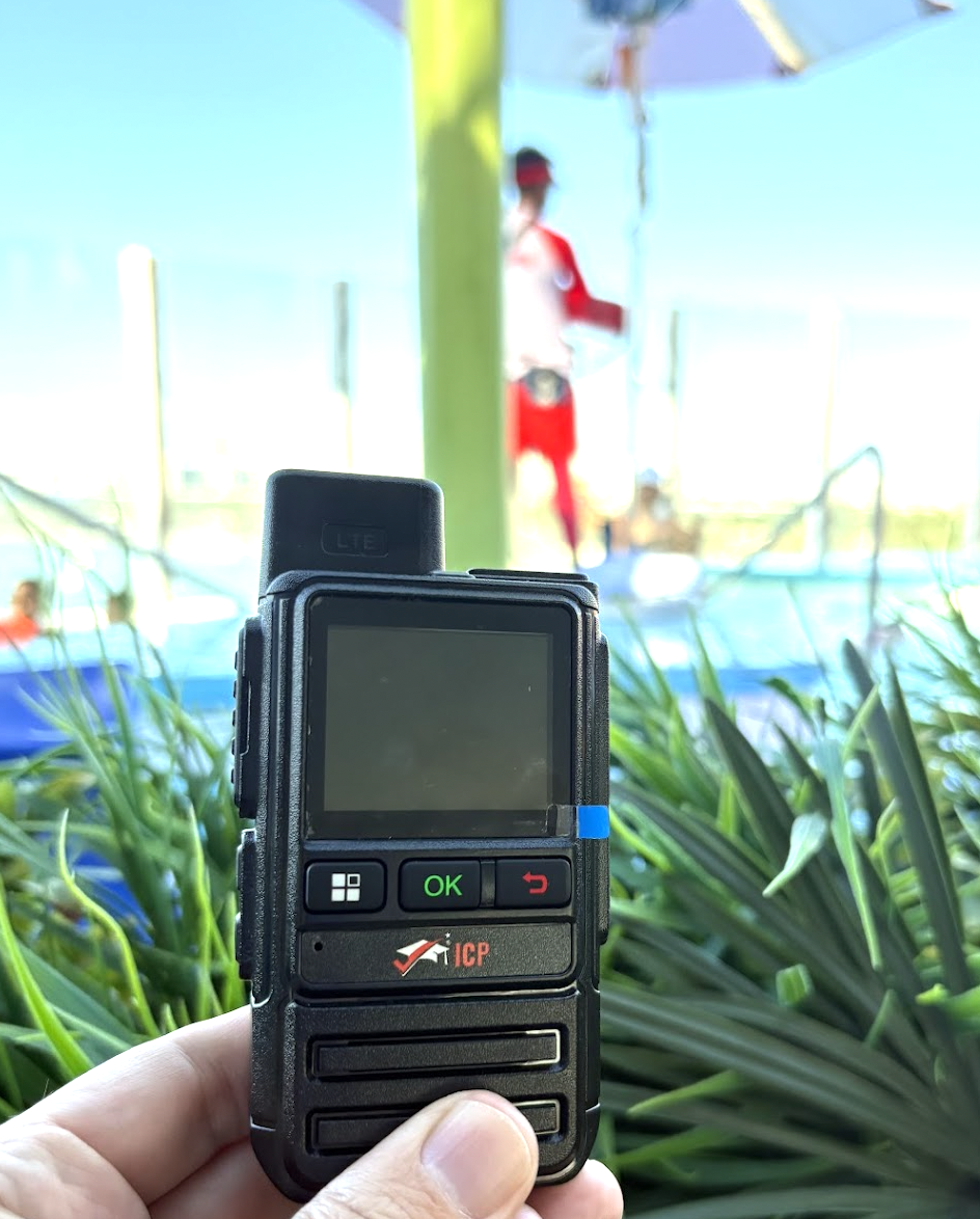 ICP Walkie Talkie at resort pool