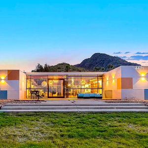 Modern House with Custom Oversized Windows 