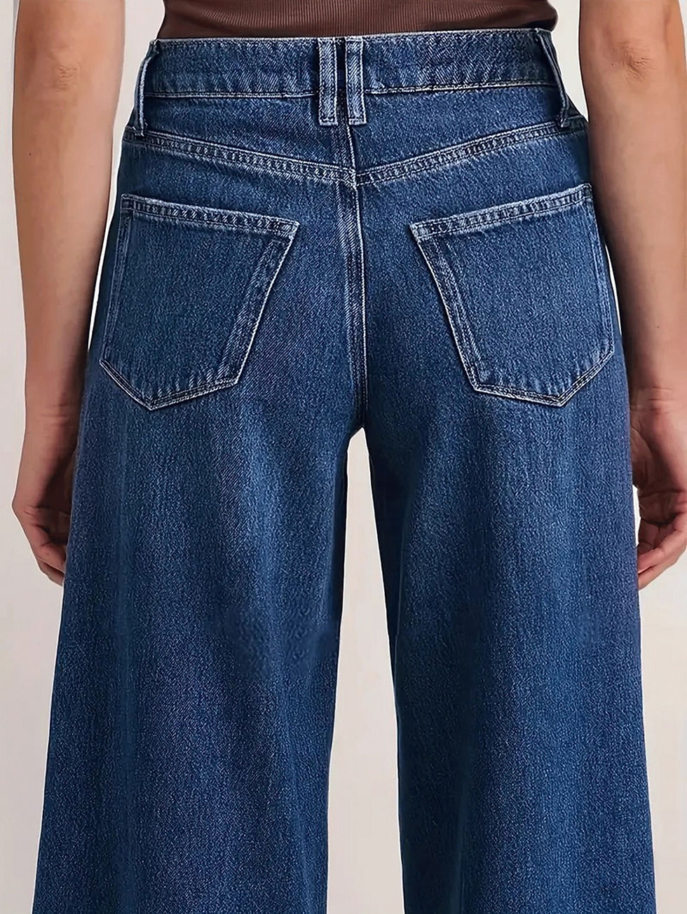Thumbnail: Women’s Wide Leg Jeans - Stylish Denim Trousers for Comfort and Ver
