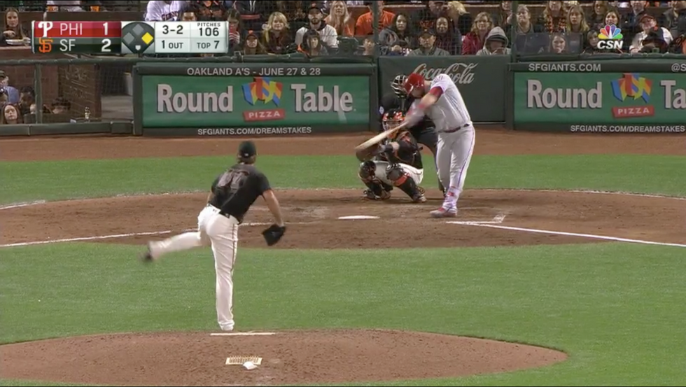 Long Ball Hurts Bumgarner Again, Giants Fall 3-2