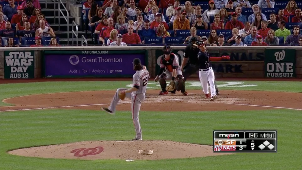 Nationals Best Samardzija, Giants in D.C.