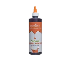 Natural Sunset Orange Liqua-Gel® Liquid Food Coloring 8 oz