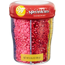 6-Cell Rainbow Medley Sprinkles Mix with Turning Lid, 6.5 oz.