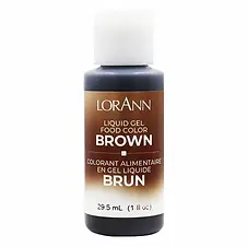 BROWN LIQUID GEL COLOR 1 oz