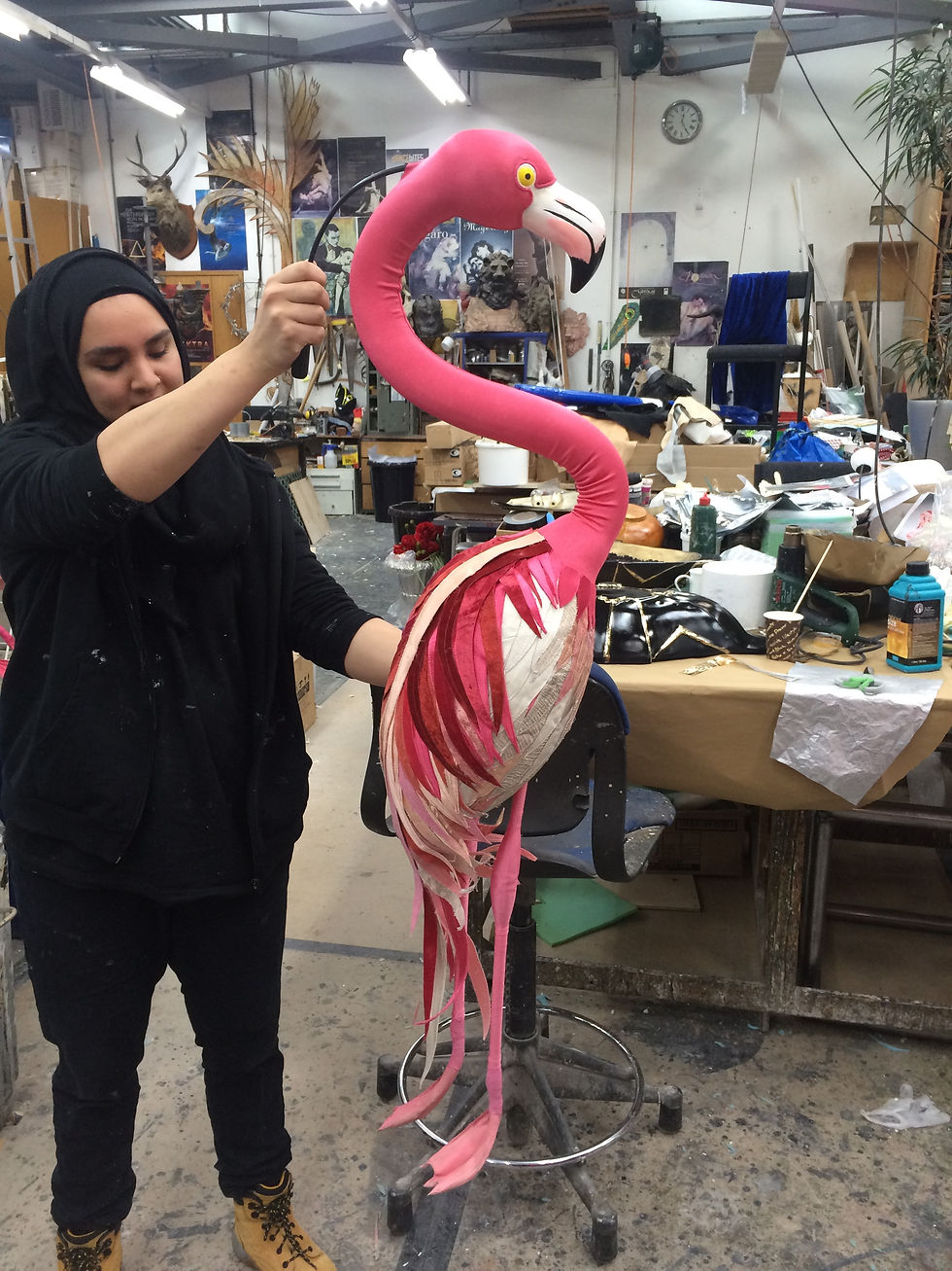 Flamingo Puppet