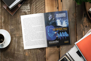 Champion Tools advertisement in magazine: Special Tooling Advantage, Custom-made Tools