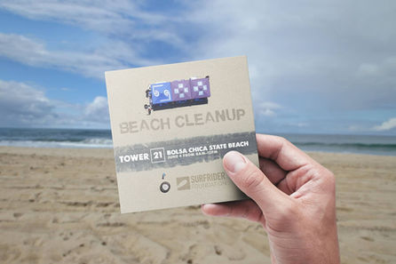 Beach Cleanup flyer design