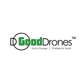 GoodDrones logo: Fly for Change | Change for Good