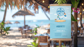 Surfing Day poster design