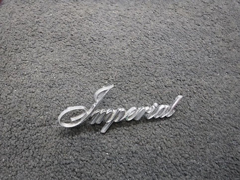 1967 Chrysler "Imperial" Nameplate