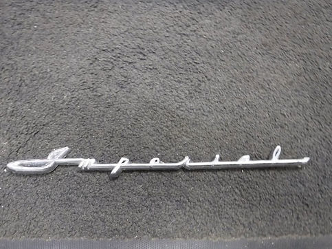 1955 Chrysler "Imperial" Nameplate